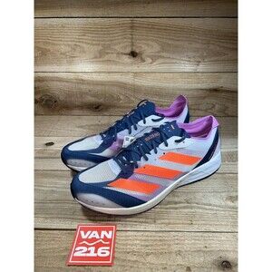 NEW SZ 13: Adidas Men Multicolor Adizero Adios 7 Lace Up Running Shoes GX6647